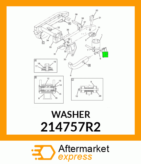 WASHER 214757R2