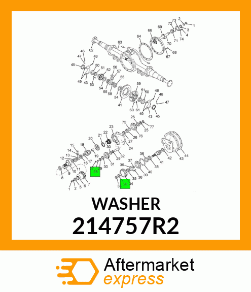 WASHER 214757R2