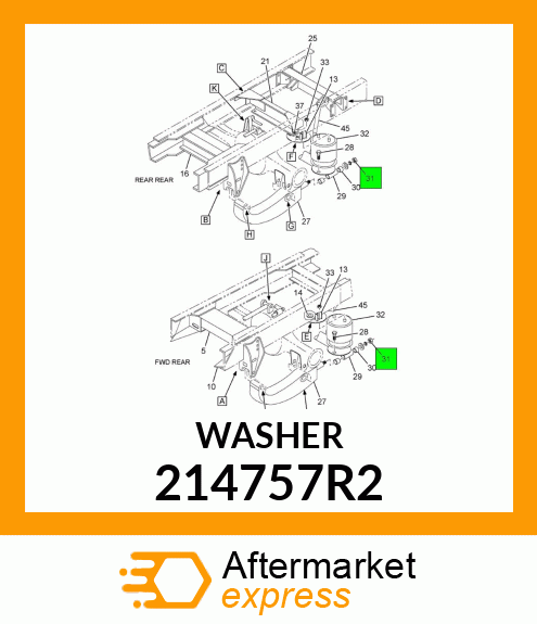 WASHER 214757R2