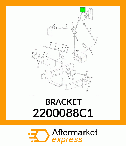 BRACKET 2200088C1