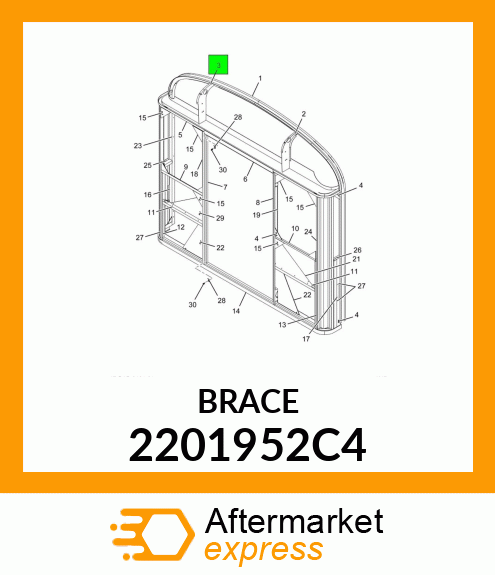 BRACE 2201952C4