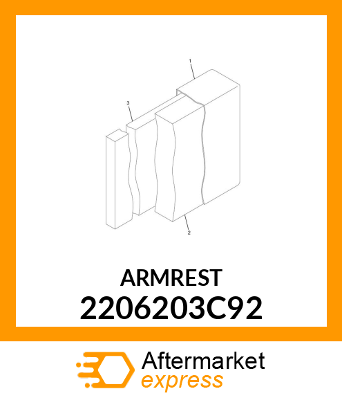 ARMREST 2206203C92