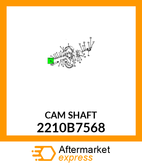 CAMSHAFT 2210B7568