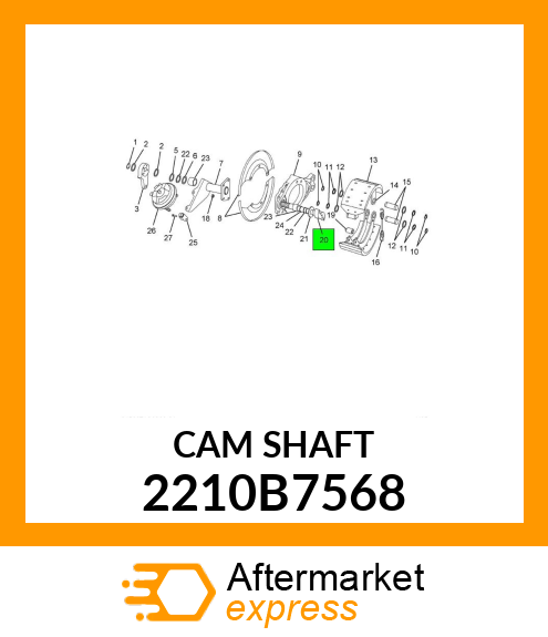 CAMSHAFT 2210B7568