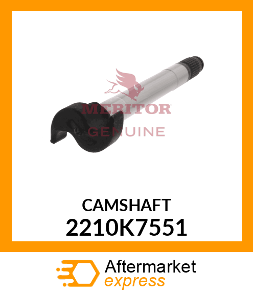 CAMSHAFT 2210K7551