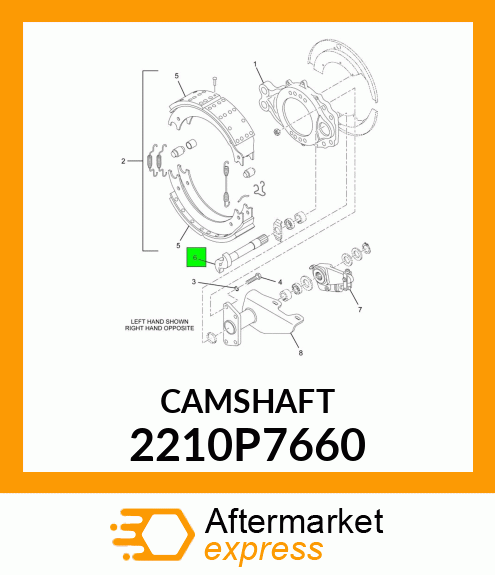 CAMSHAFT 2210P7660
