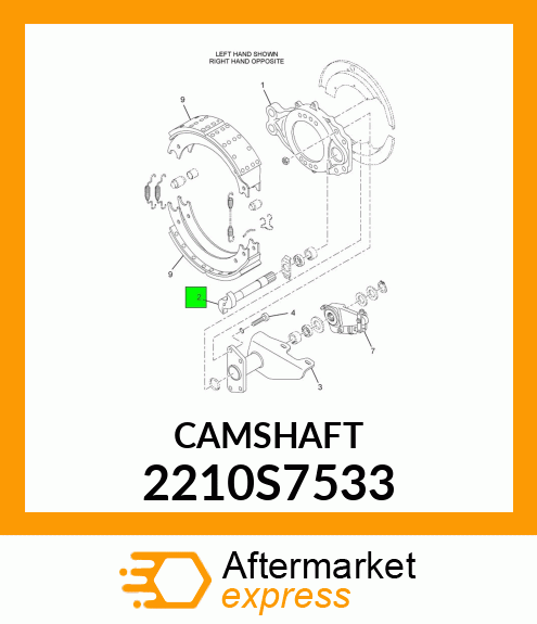 CAMSHAFT 2210S7533