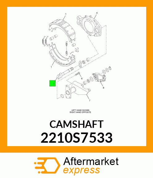 CAMSHAFT 2210S7533