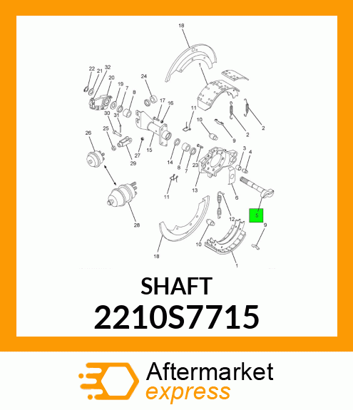 SHAFT 2210S7715