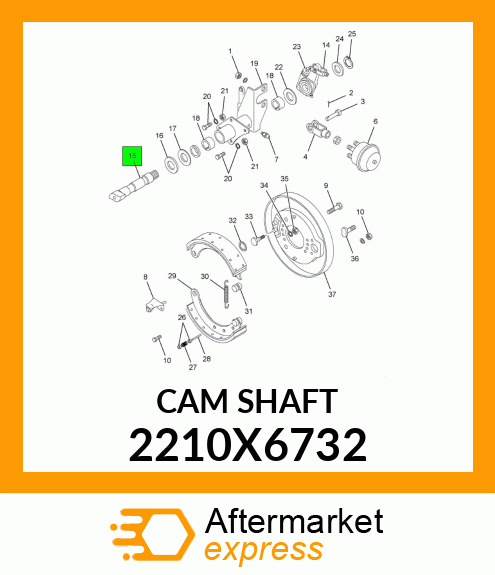 CAMSHAFT 2210X6732