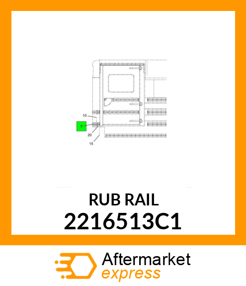 RUB_RAIL 2216513C1