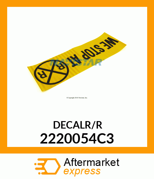 DECALR/R 2220054C3