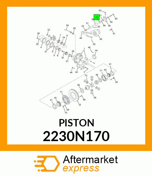 PISTON 2230N170