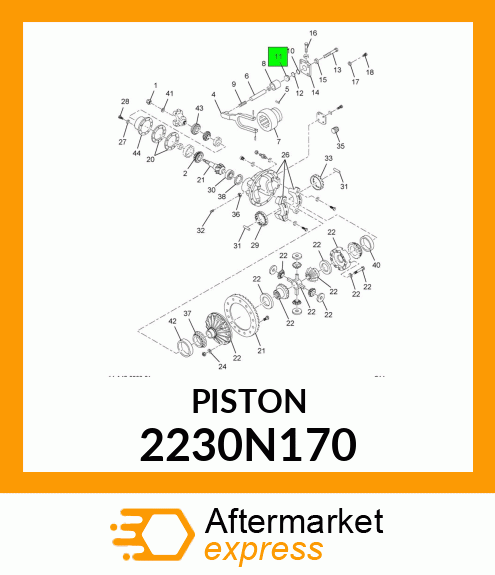 PISTON 2230N170