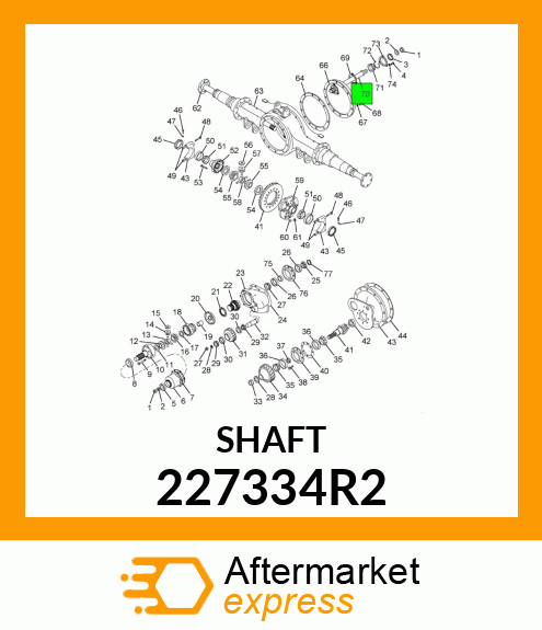 SHAFT 227334R2