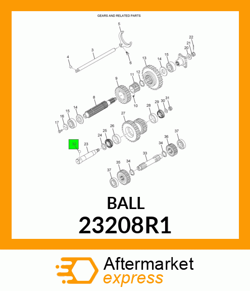 BALL 23208R1