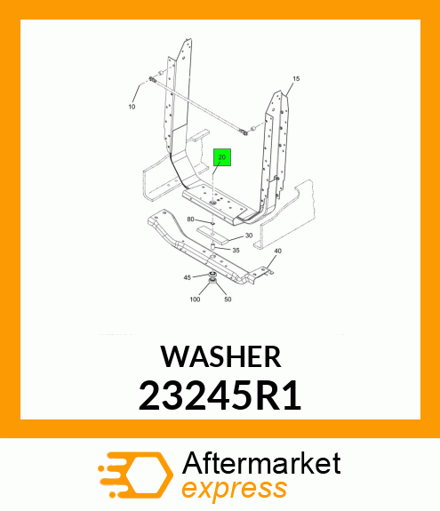 WASHER 23245R1