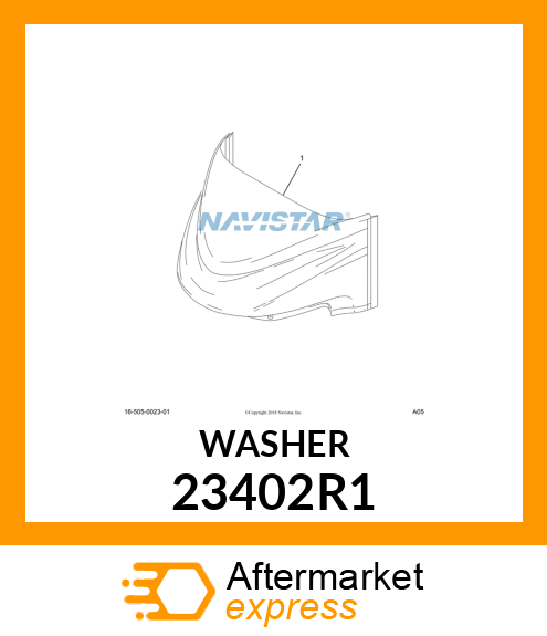 WASHER 23402R1