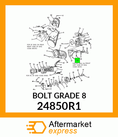 BOLTGRADE8 24850R1