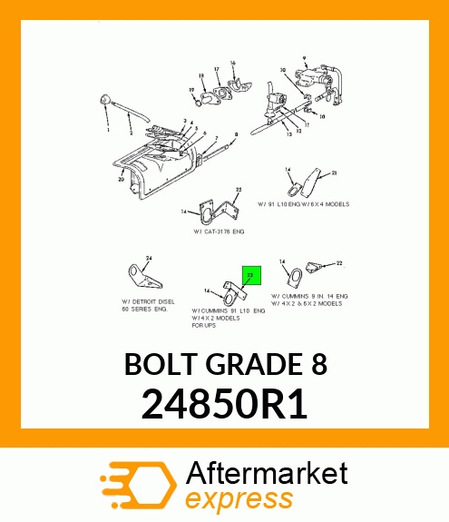 BOLTGRADE8 24850R1