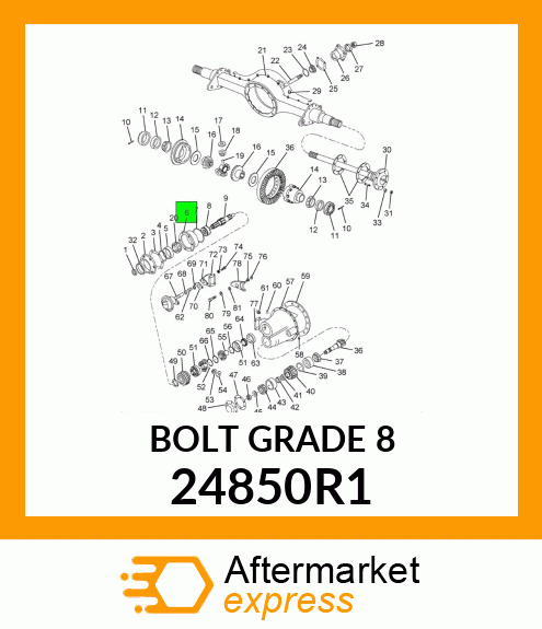 BOLTGRADE8 24850R1