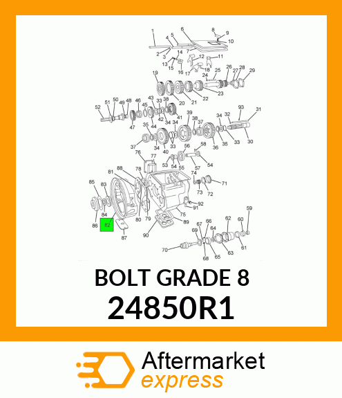 BOLTGRADE8 24850R1