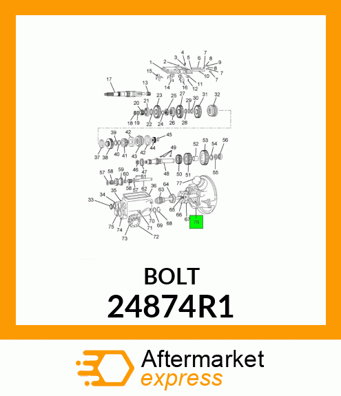 BOLT 24874R1