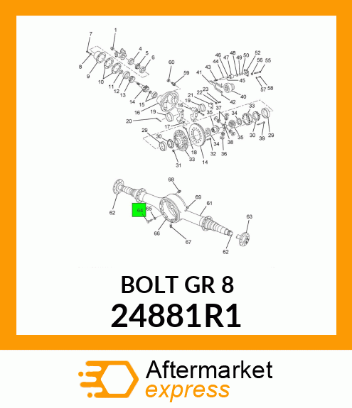 BOLTGR8 24881R1