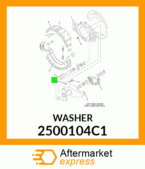 WASHER 2500104C1