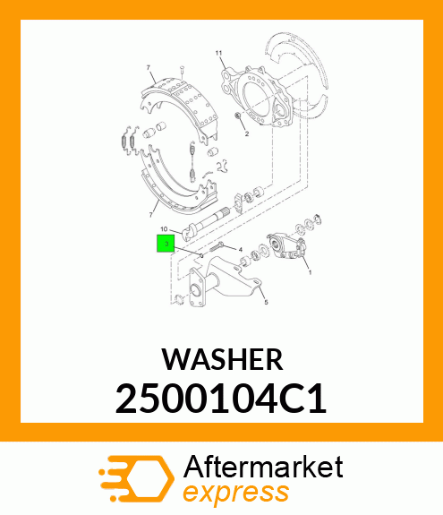 WASHER 2500104C1