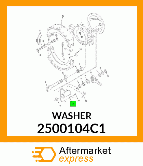 WASHER 2500104C1