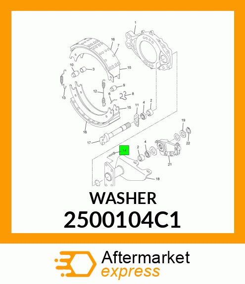 WASHER 2500104C1