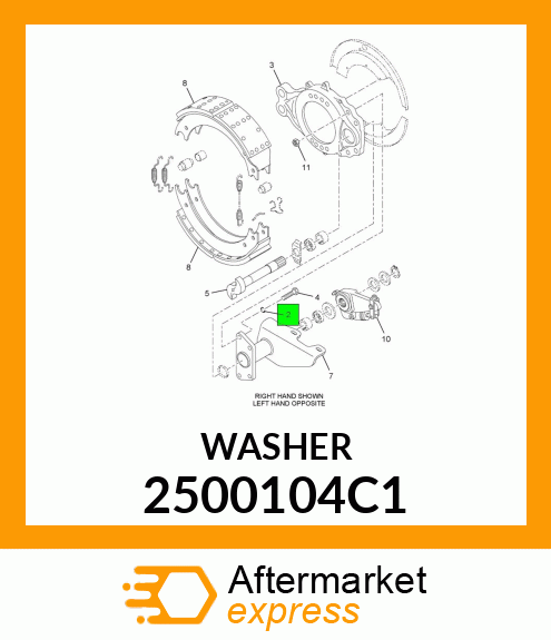 WASHER 2500104C1