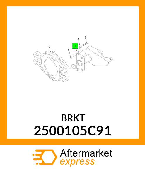BRKT 2500105C91