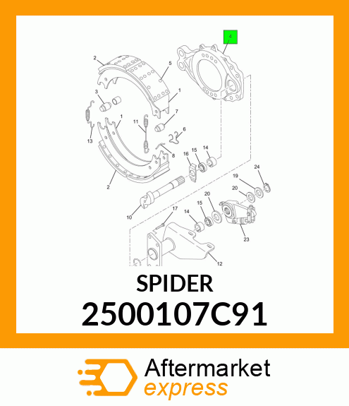 SPIDER 2500107C91