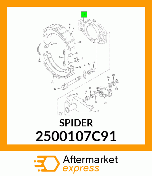 SPIDER 2500107C91