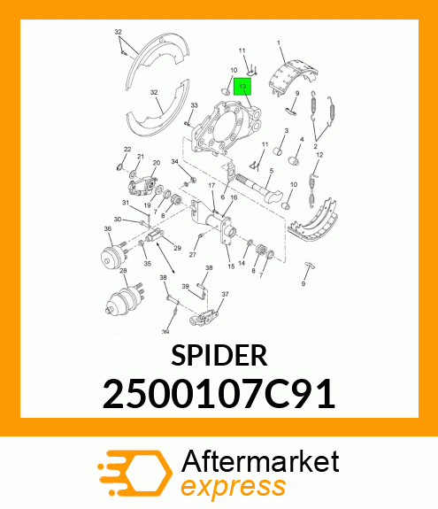 SPIDER 2500107C91