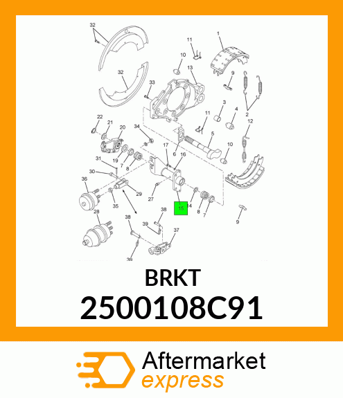 BRKT 2500108C91
