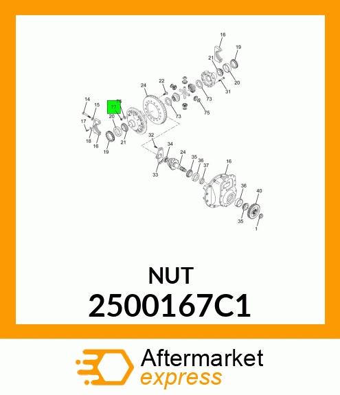 NUT 2500167C1