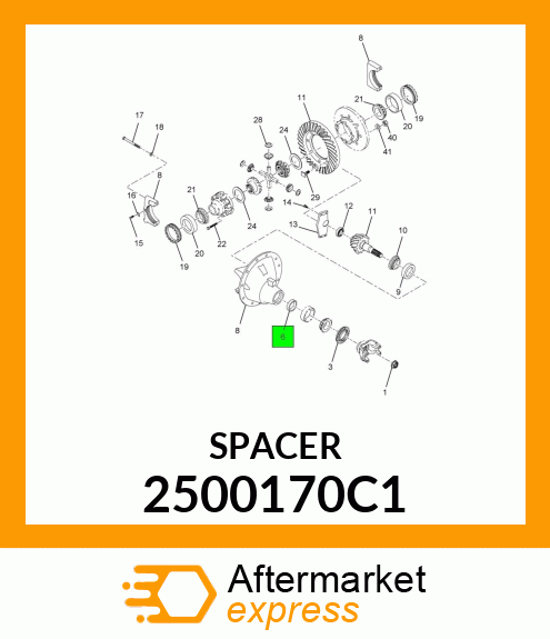 SPACER 2500170C1