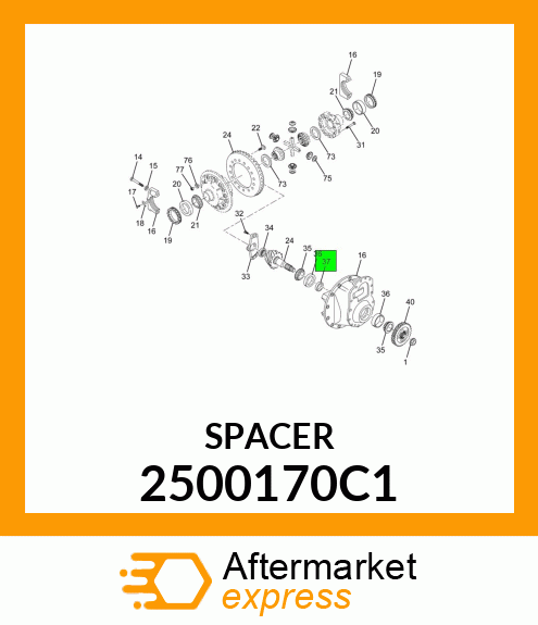 SPACER 2500170C1