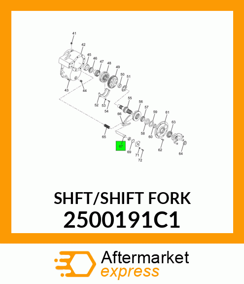 SHFT/SHIFTFORK 2500191C1