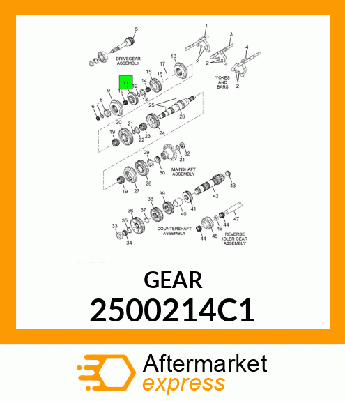 GEAR 2500214C1