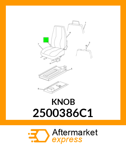 KNOB 2500386C1