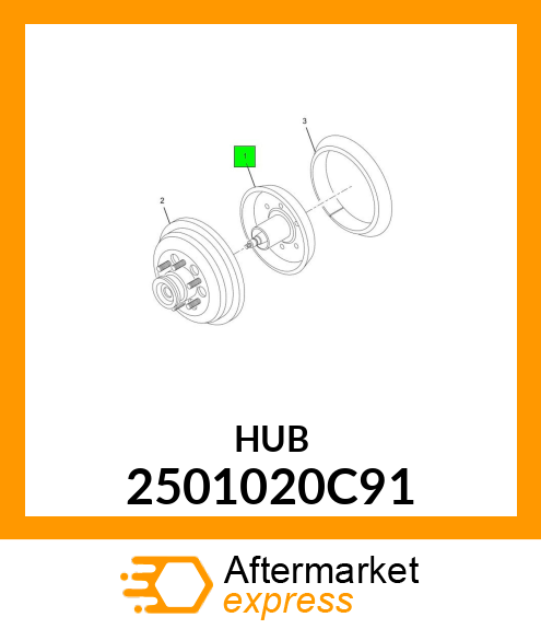 HUB 2501020C91