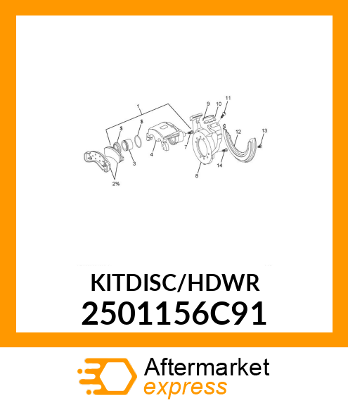 KITDISC/HDWR3PC 2501156C91
