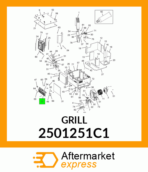 GRILL 2501251C1