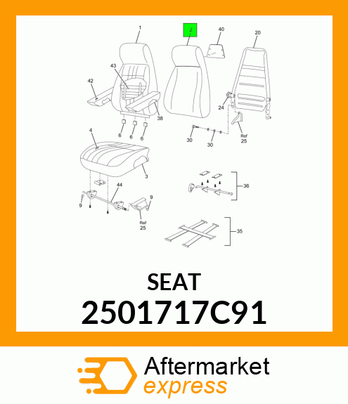 SEAT 2501717C91
