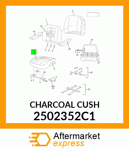 CHARCOALCUSH 2502352C1