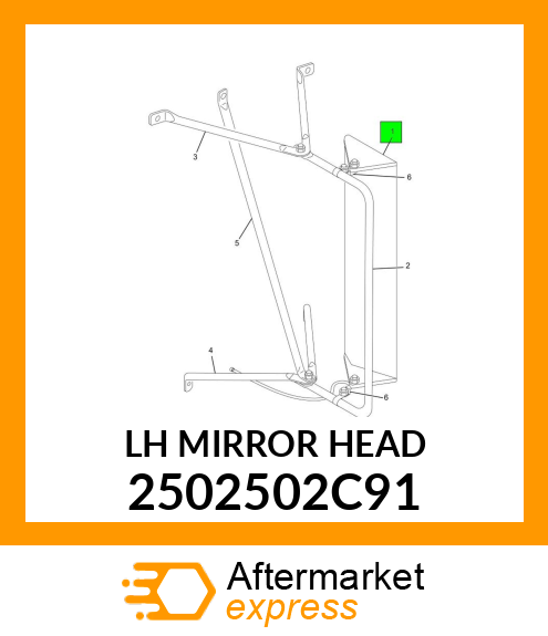 LHMIRRORHEAD 2502502C91